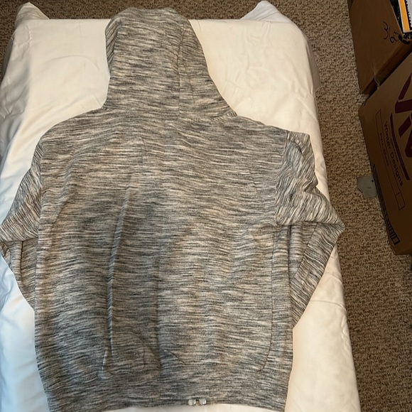 Grey zip up hoodie, gently used. Size small - Picture 3 of 3